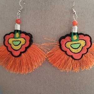 Embroidered Earrings $7 or 2/$10
